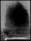 Explosion d'une mine à la Redoute de la crête des Aubépines (fortification de première ligne à l'ouest du village de Beaumont Hamel)