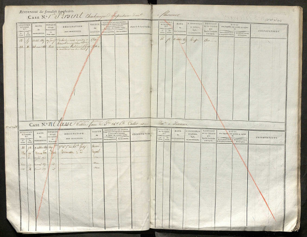 Répertoire des formalités hypothécaires, du 13/10/1819 au 03/01/1820, registre n° 084 (Péronne)