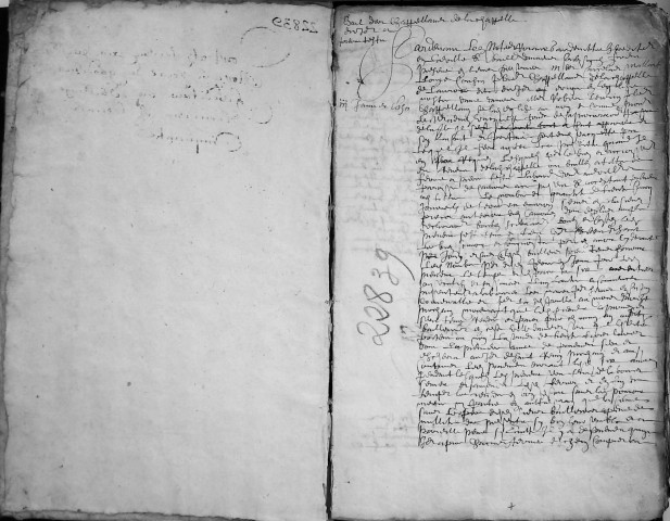 Etude de Me Jean Daiz à Amiens (étude n°22). Minutes de l'année 1650