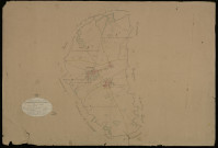 Plan du cadastre napoléonien - Tincourt-Boucly : tableau d'assemblage