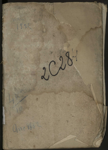 Contrôle des actes du bureau d'Airaines pour la période du 17 mai 1725 au 28 octobre 1725