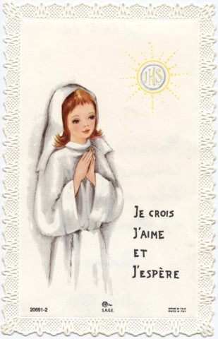 Je crois - J'aime et J'espère