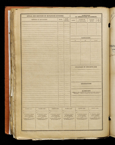 Inconnu, classe 1917, matricule n° 179, Bureau de recrutement d'Amiens
