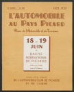 L'Automobile au Pays Picard. Revue de l'Automobile et du Tourisme. Organe officiel de l'Automobile-Club de Picardie et de l'Aisne, 380, juin 1955