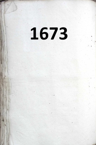 Etude de Me Pierre Lagrene à Amiens (étude n°4). Minutes des années 1673-1674