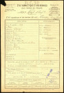 Cleuet, Louis Cléophas Odon, né le 07 octobre 1877 à Caix (Somme), classe 1897, matricule n° 441, Bureau de recrutement de Péronne
