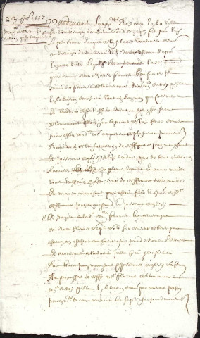 Etude de Me Jean Duval à Amiens (étude n°8). Minutes de l'année 1667