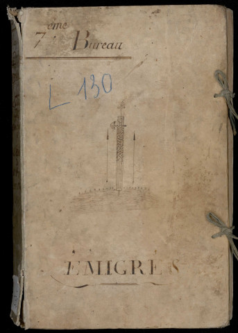 Délibérations et arrêtés du 7e bureau (Émigrés) : 11 octobre 1792-31 mai 1793