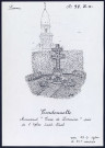 Cardonnette : monument croix de Lorraine - (Reproduction interdite sans autorisation - © Claude Piette)