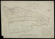 Plan du cadastre napoléonien - Hem-Hardinval (Hem) : Bois de Hem (Le), B1