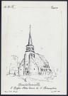 Doudelainville : église Notre-Dame de l'Assomption - (Reproduction interdite sans autorisation - © Claude Piette)