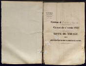 Tirage au sort (arrondissement d'Amiens) de l'année 1838