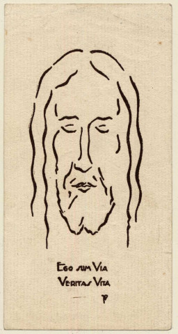 Le Christ. Souvenir de mon grand frère pour sa prise de Pierre