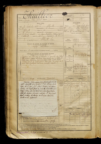 Thuillier, Georges Octave Gabriel, né le 25 septembre 1878 à Abbeville (Somme), classe 1898, matricule n° 670, Bureau de recrutement d'Abbeville
