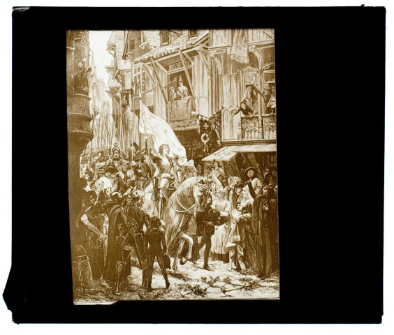 Jeanne d'Arc - entrée à Orléans - par J. J. Scherrer