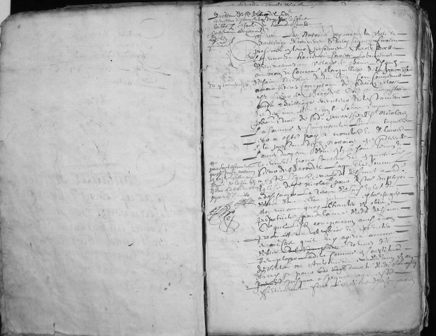 Etude de Me Jean Daiz à Amiens (étude n°22). Minutes de l'année 1654