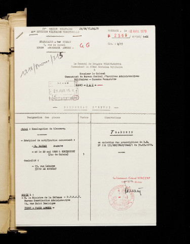 Darras, Auguste Alcide Joseph, né le 22 mai 1898 à Gomiécourt (Pas-de-Calais), classe 1918, matricule n° 315, Bureau de recrutement de Péronne