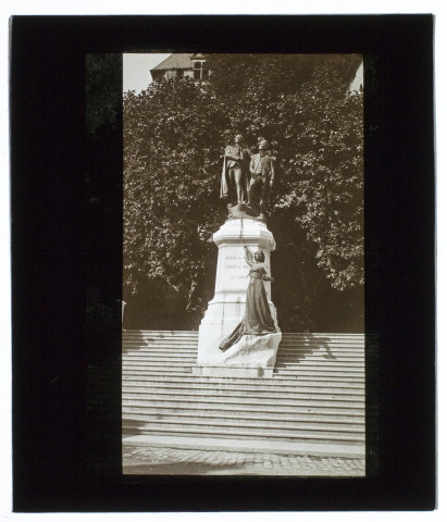 Statue de Joseph de Maistre à Chambéry - juillet 1902