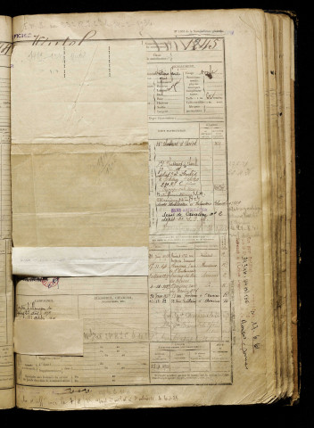 Mutel, Charles Alcide, né le 09 juin 1899 à Beauquesne (Somme), classe 1919, matricule n° 1245, Bureau de recrutement d'Abbeville