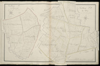 Plan du cadastre napoléonien - Atlas cantonal - Herleville : Bois (Les) ; Chemin Croisé (Le), A et D