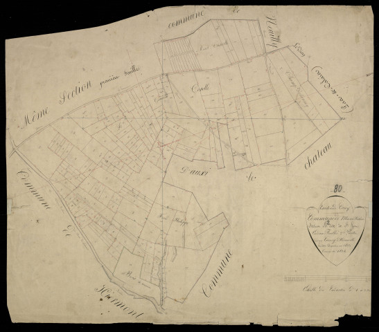 Plan du cadastre napoléonien - Maison-Ponthieu : Saint Lot, B2