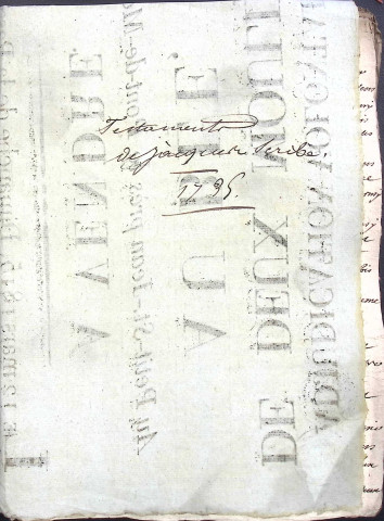 Etude de Me Jacques Scribe à Amiens (étude n°6). Minutes de l'année 1735