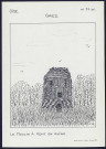 Grez (Oise) : le moulin à vent en ruine - (Reproduction interdite sans autorisation - © Claude Piette)