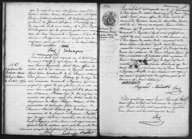 Lignières-lès-Roye : naissances, mariages, décès