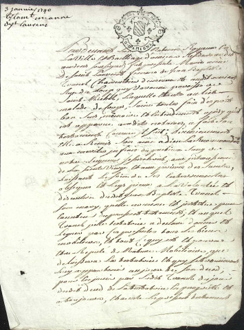 Etude de Me Charles Machart à Amiens (étude n°16). Minutes de l'année 1740