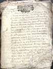 Etude de Me Pierre Lagrene à Amiens (étude n°4). Minutes des années 1695-1696