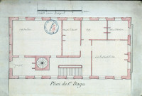 Hôtel de ville de Roye : plan du premier étage
