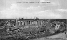 Lamotte-en-Santerre en 1918 - L'Ecole des Garçons