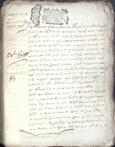 Etude de Me Adrien Dehen à Amiens (étude n°24). Minutes de l'année 1690