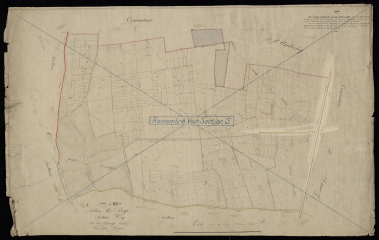 Plan du cadastre napoléonien - Villers-Les-Roye : Champ Turlo (Le), D