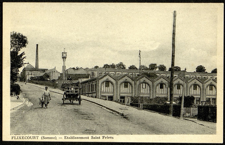 Flixecourt (Somme). Etablissements Saint Frères