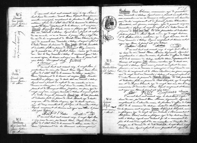 Saleux : naissances, mariages, décès