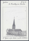 Le Tremblay-sur-Mauldre (Yvelines) : l'église au fin clocher à quatre clochetons - (Reproduction interdite sans autorisation - © Claude Piette)