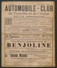 Automobile-club de Picardie et de l'Aisne. Revue mensuelle, 3e année, janvier 1907