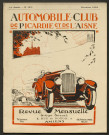 Automobile-club de Picardie et de l'Aisne. Revue mensuelle, 161, décembre 1924