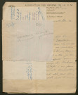 Témoignage de Ott, Fernand (Lieutenant) et correspondance avec Jacques Péricard
