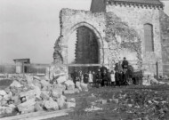 Curlu. Guerre 1914 1918. L'église en ruines