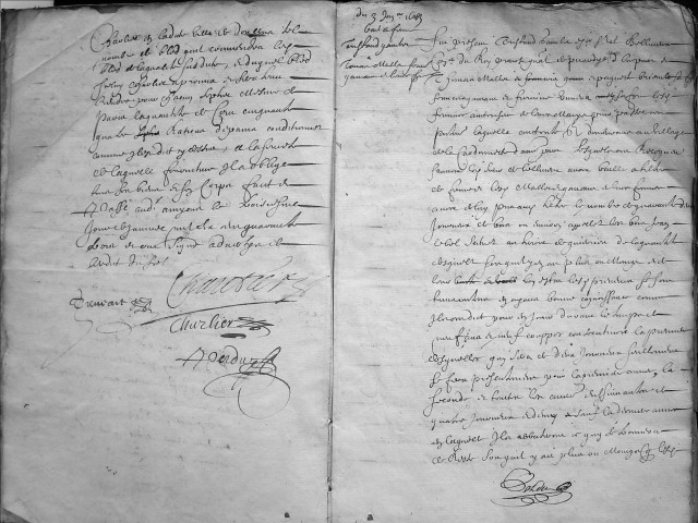 Etude de Me Antoine Perdu à Amiens (étude n°26). Minutes de l'année 1643