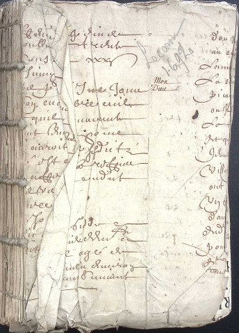 Etude de Me François Lecaron à Amiens (étude n°11). Minutes de l'année 1692