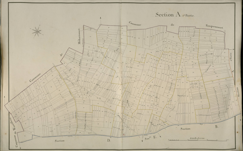 Plan du cadastre napoléonien - Rouvroy-en-Santerre (Rouvroy) : A1