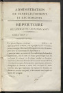 Répertoire des formalités hypothécaires, du 17/09/1831 au 28/05/1816, registre n° 070 (Péronne)