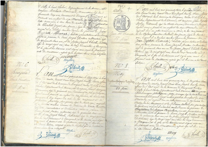 Domqueur : naissances (1843-1852)