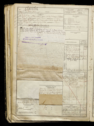 Gaulet, Henri Jules, né le 21 avril 1898 à Plessier-Huleu (Le) (Aisne), classe 1916, matricule n° 688, Bureau de recrutement d'Abbeville