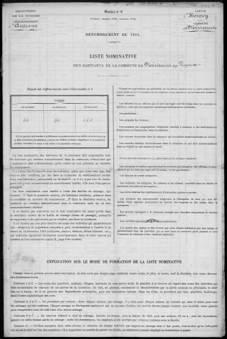 Recensement de la population : Mericourt-en-Vimeu