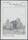 Saint-Rémy-Boscrocourt (hameau de Boscrocourt, Seine-maritime) : chapelle dans le village - (Reproduction interdite sans autorisation - © Claude Piette)