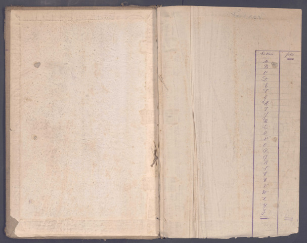 Table des successions et absences du bureau de Saint-Valery-sur-Somme